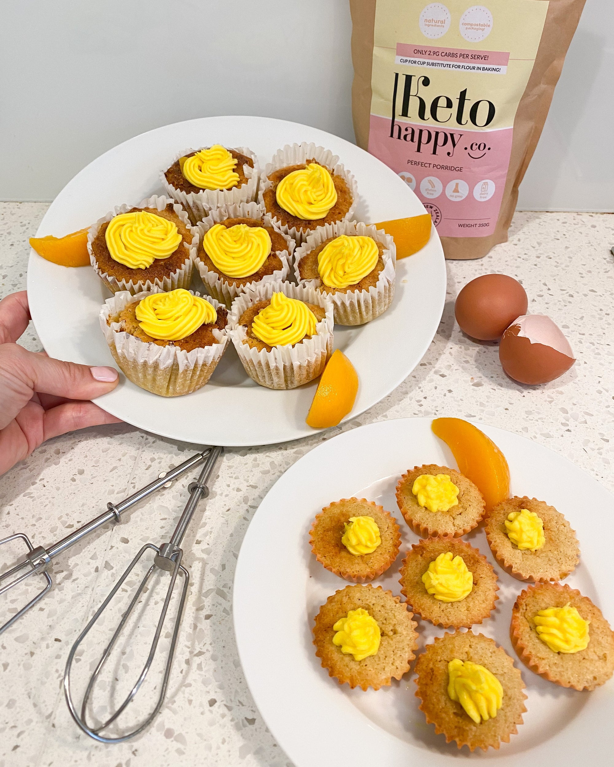 Mango Surprise Cupcakes