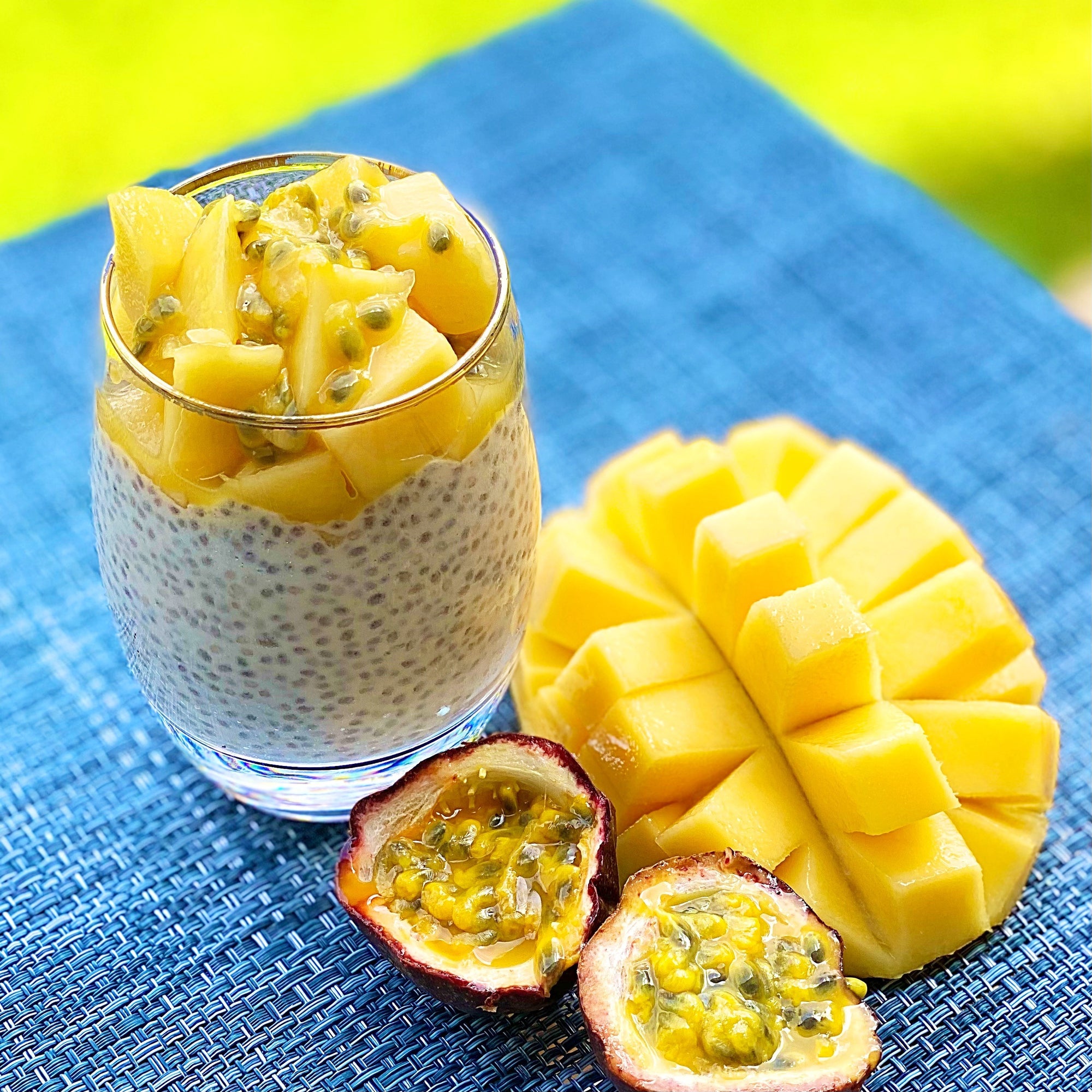 Mango and Passionfruit Chia Pudding