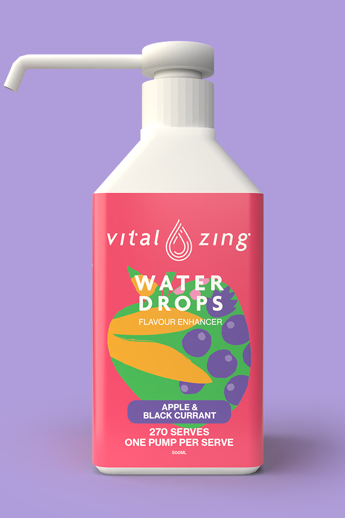Apple Blackcurrant Water Drops 500ml Pump Dispenser