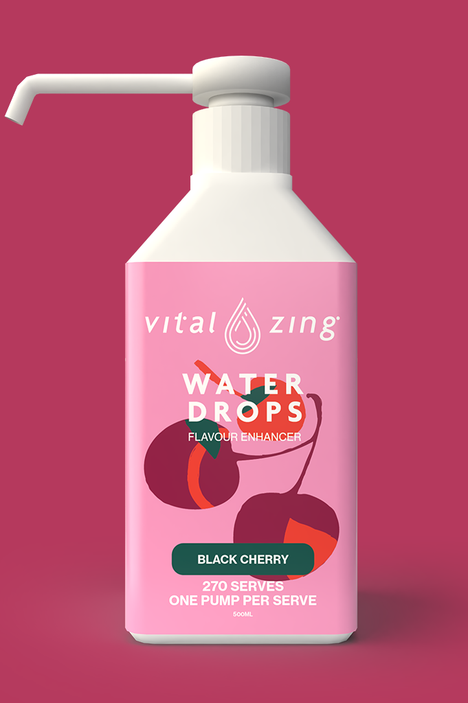 Black Cherry Water Drops 500ml Pump