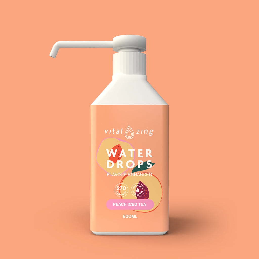 Peach Iced Tea Water Drops 500ml Pump