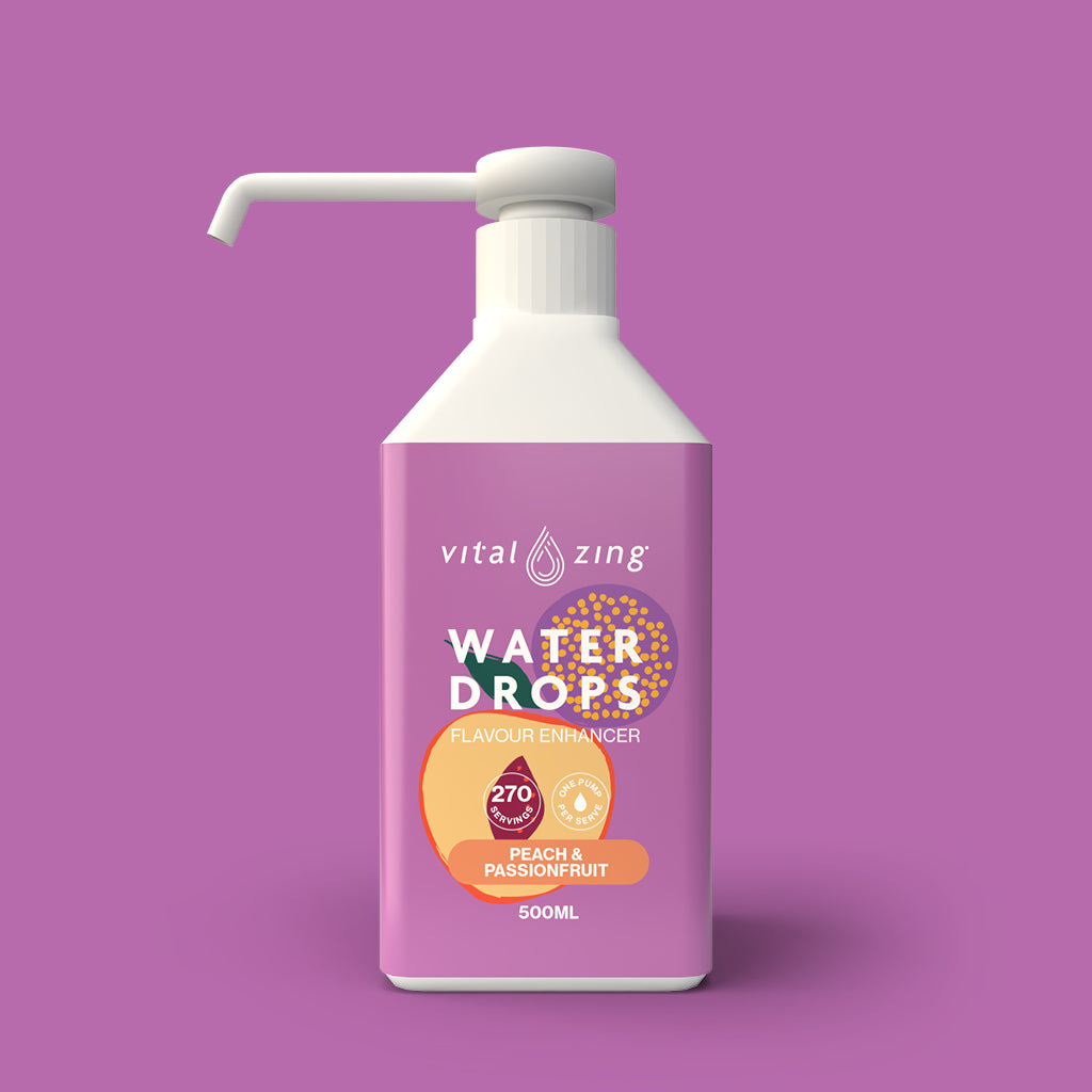 Peach Passionfruit Water Drops 500ml Pump