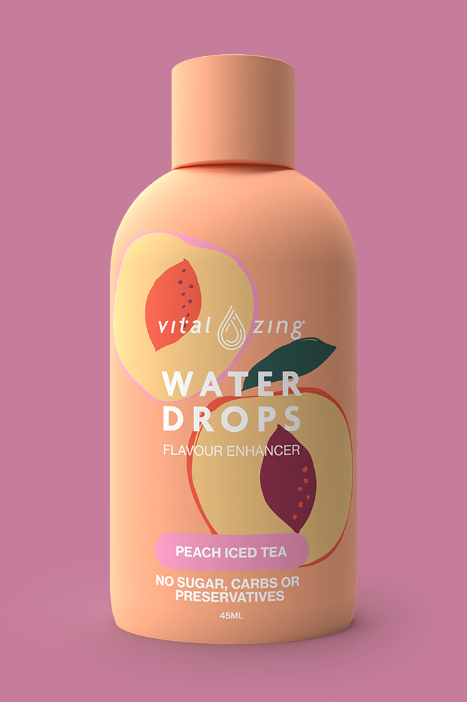 Peach Iced Tea Water Drops